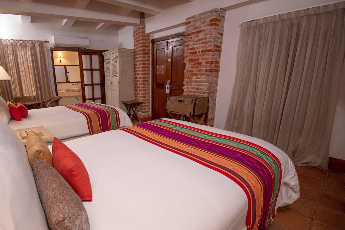 Premium Room, 2 Queen Beds, Non Smoking | Premium bedding, minibar, in-room safe, desk