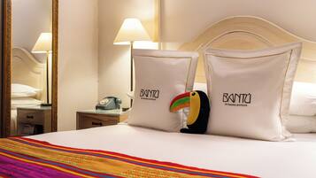 Premium bedding, minibar, in-room safe, desk