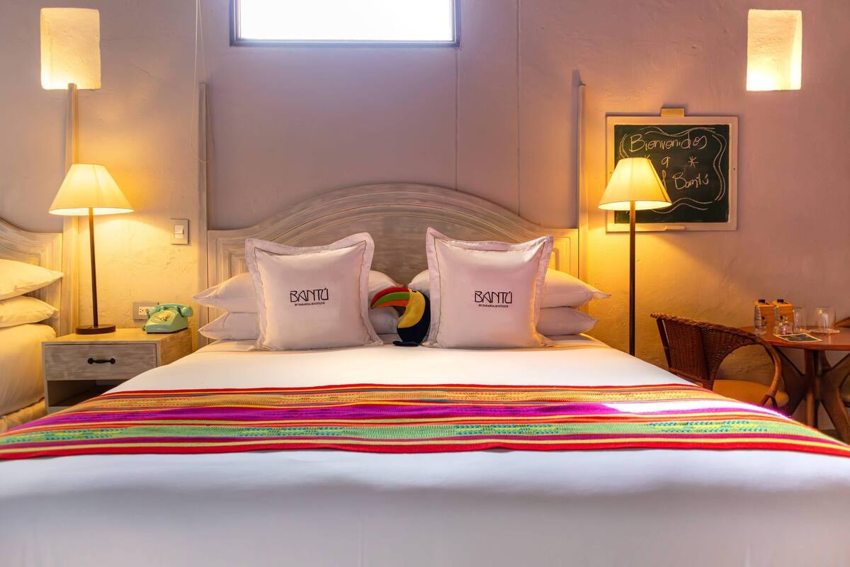 2 Double Beds, Studio | Ropa de cama de alta calidad, minibar, caja fuerte y escritorio