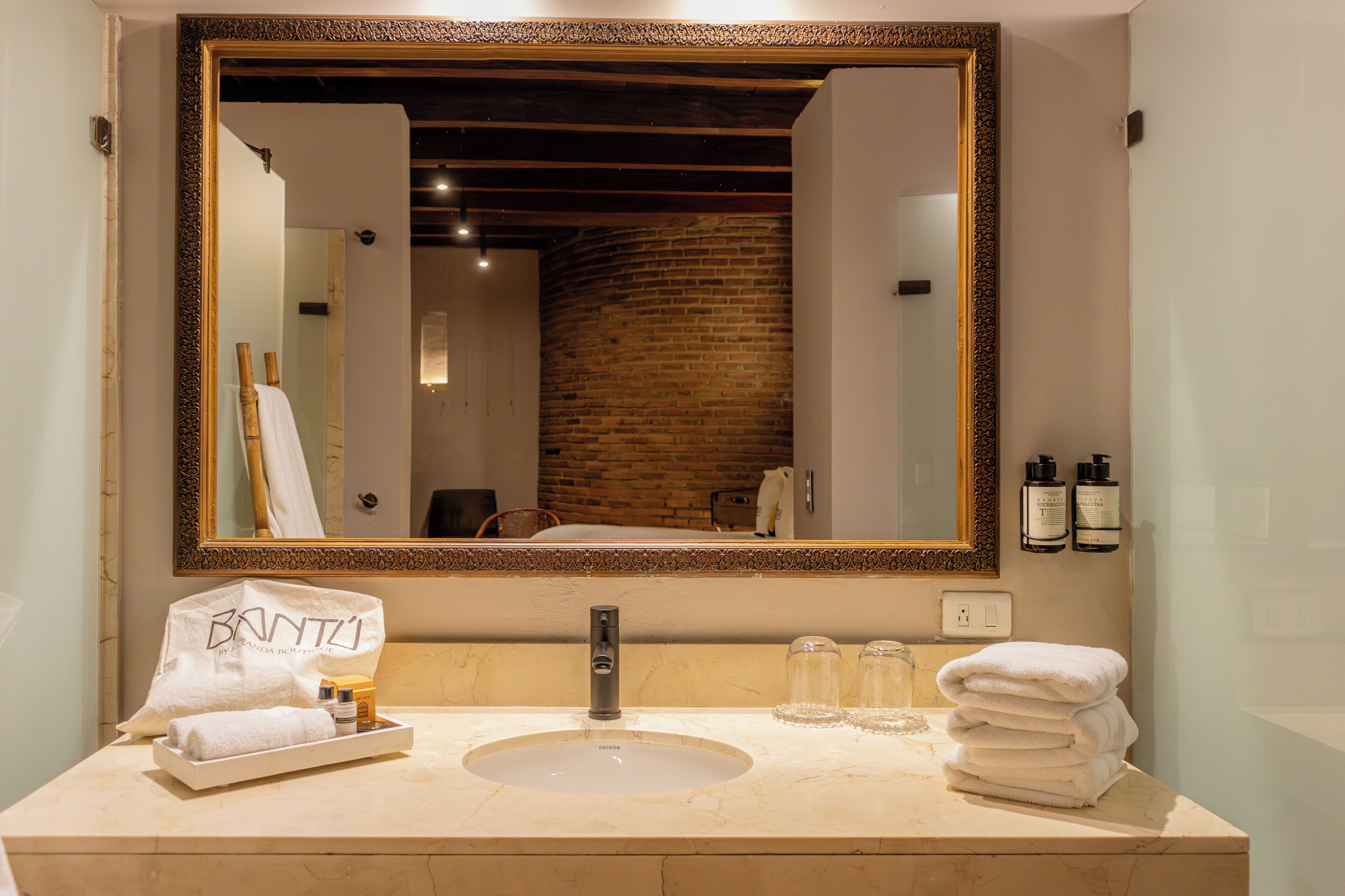 studio suite, 1 king bed, non smoking | bathroom | shower, hair dryer, slippers, towels