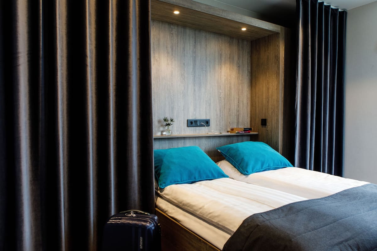 superior queen | 1 bedroom, desk, blackout curtains, iron/ironing board