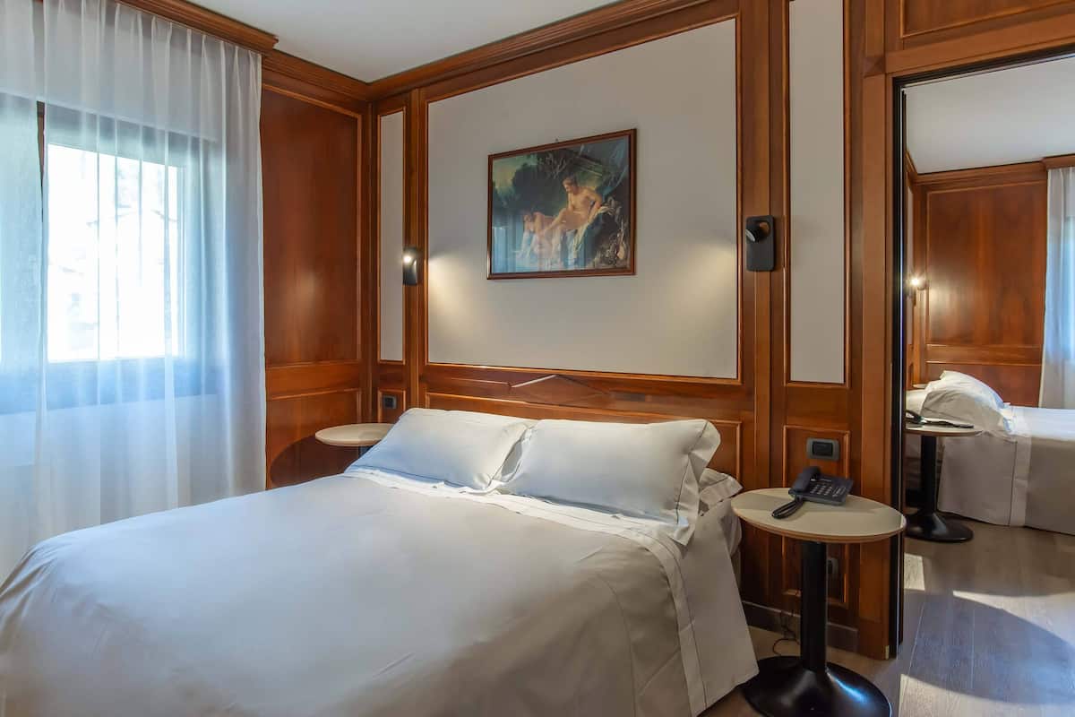 1 habitación y ropa de cama de alta calidad