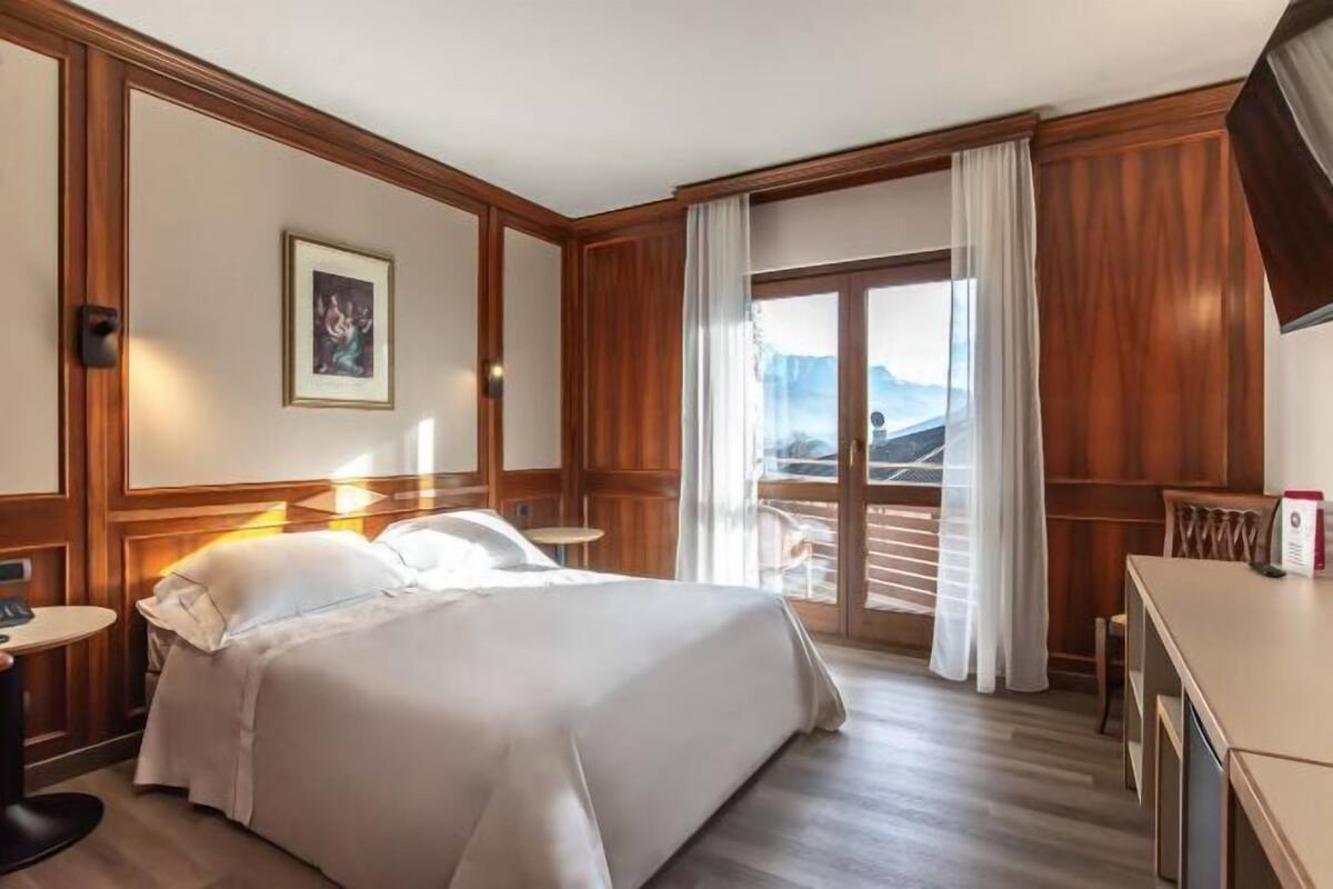 1 habitación y ropa de cama de alta calidad