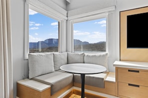 Suite, 1 Bedroom | Living area | 32-inch flat-screen TV with satellite channels, TV
