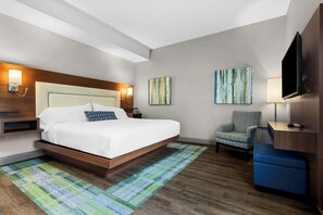 Standard Room, 1 King Bed, Non Smoking, Refrigerator | Soundproofing, iron/ironing board, rollaway beds, free WiFi