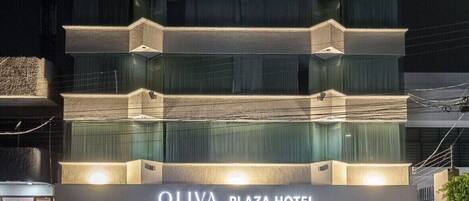 Overnatningsstedets facade