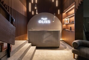 Reception - Oliva Plaza Hotel (Guadalajara)