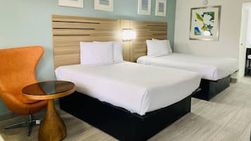 Deluxe Room, 2 Queen Beds, Non Smoking | Blackout drapes, iron/ironing board, free WiFi, bed sheets