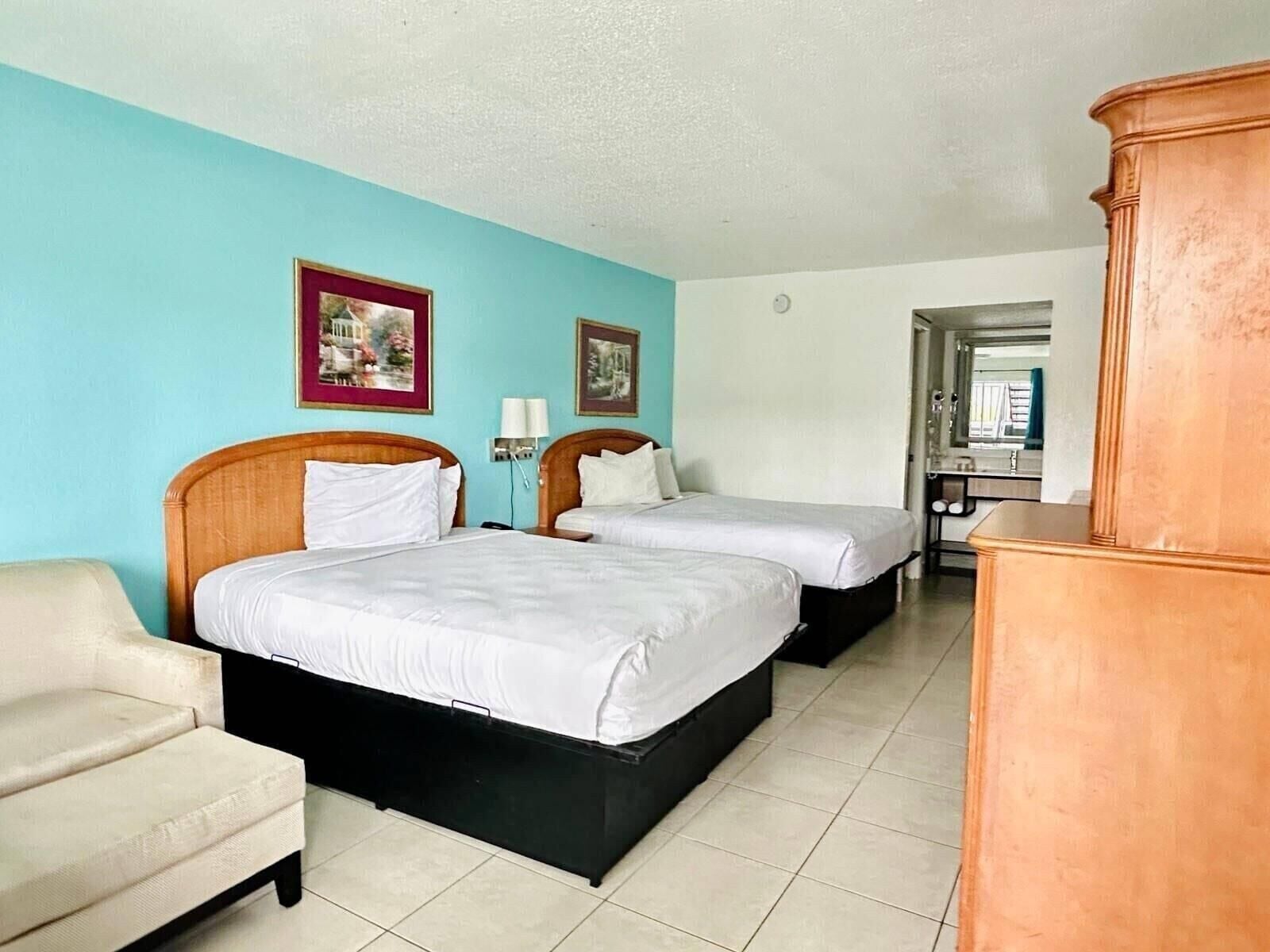 Blackout curtains, iron/ironing board, free WiFi, bed sheets