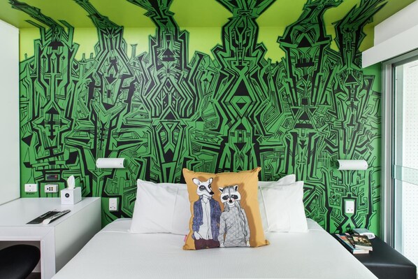 1 Schlafzimmer, Pillowtop-Betten, Zimmersafe, individuell dekoriert