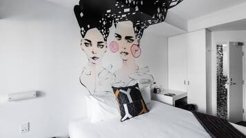 1 dormitorio, colchones con acolchado adicional, caja fuerte