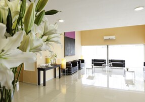 Sala de estar en el lobby