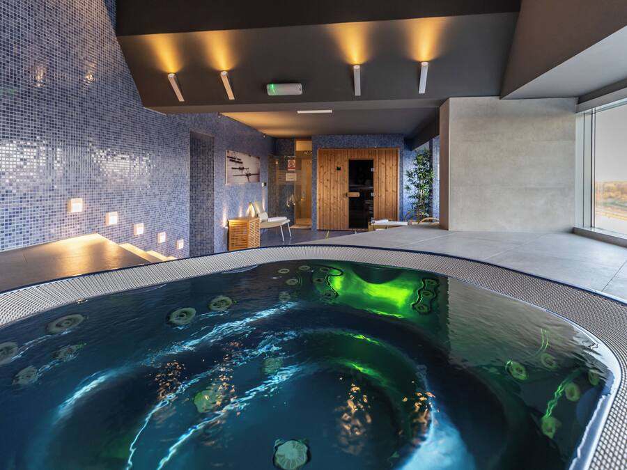 Sauna, hot tub, steam room