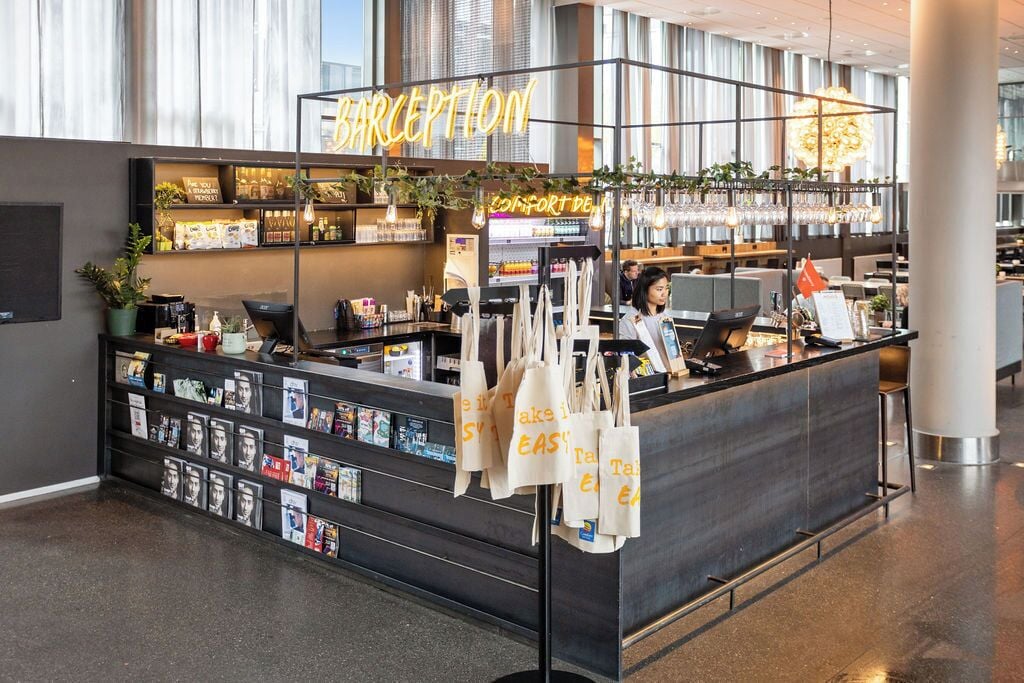 check-in/check-out kiosk