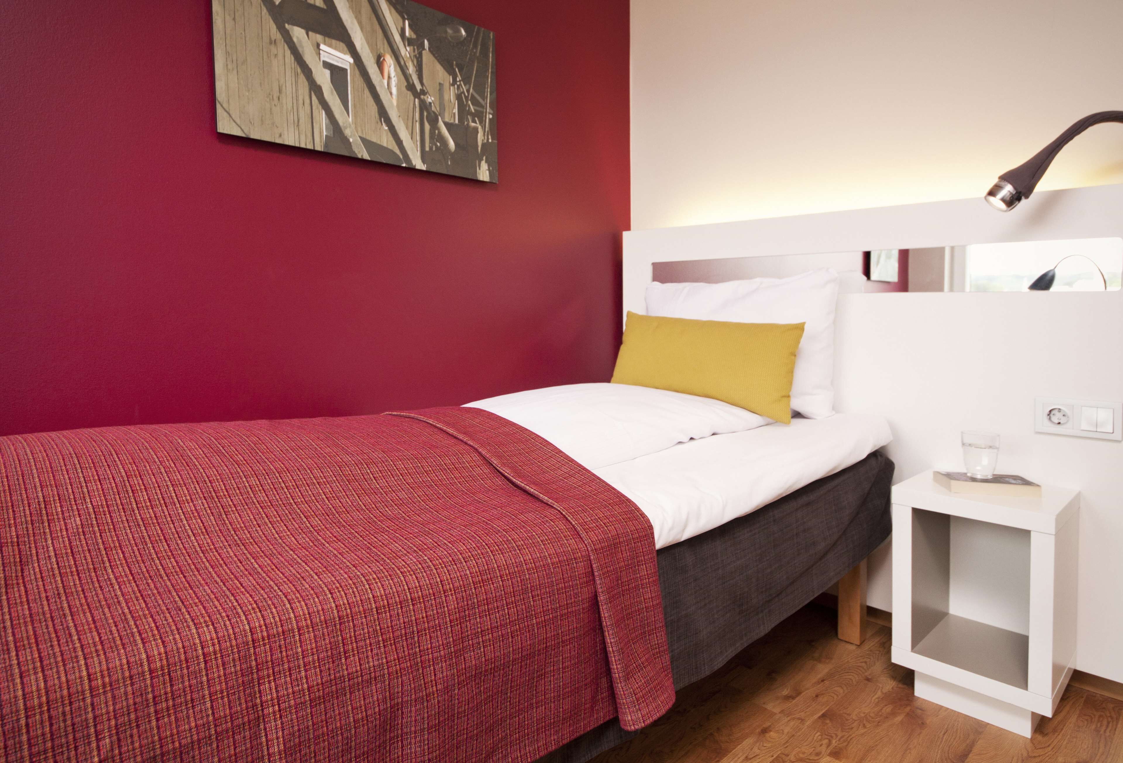 standard single room | pillow-top beds, desk, soundproofing, iron/ironing board