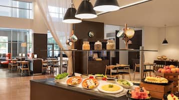 Daily buffet breakfast (AED 55 per person)