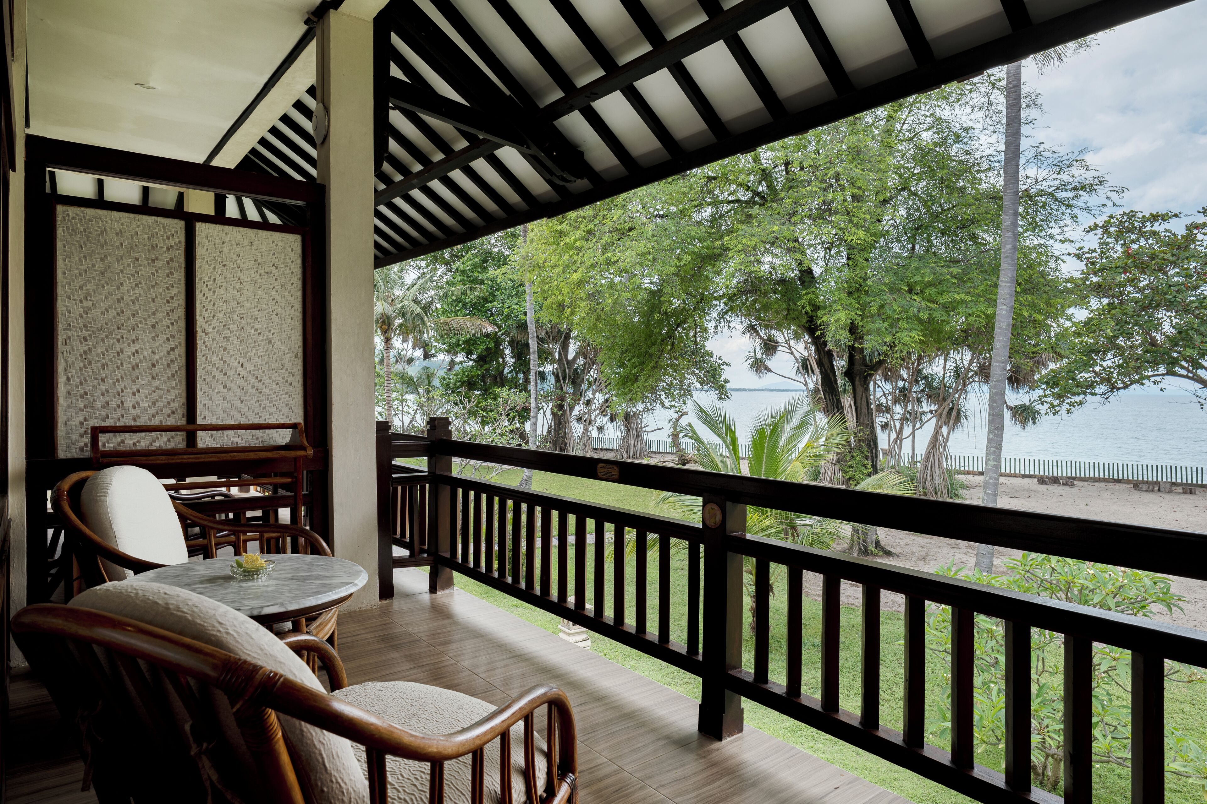 华丽客房, 海景 | 阳台景观