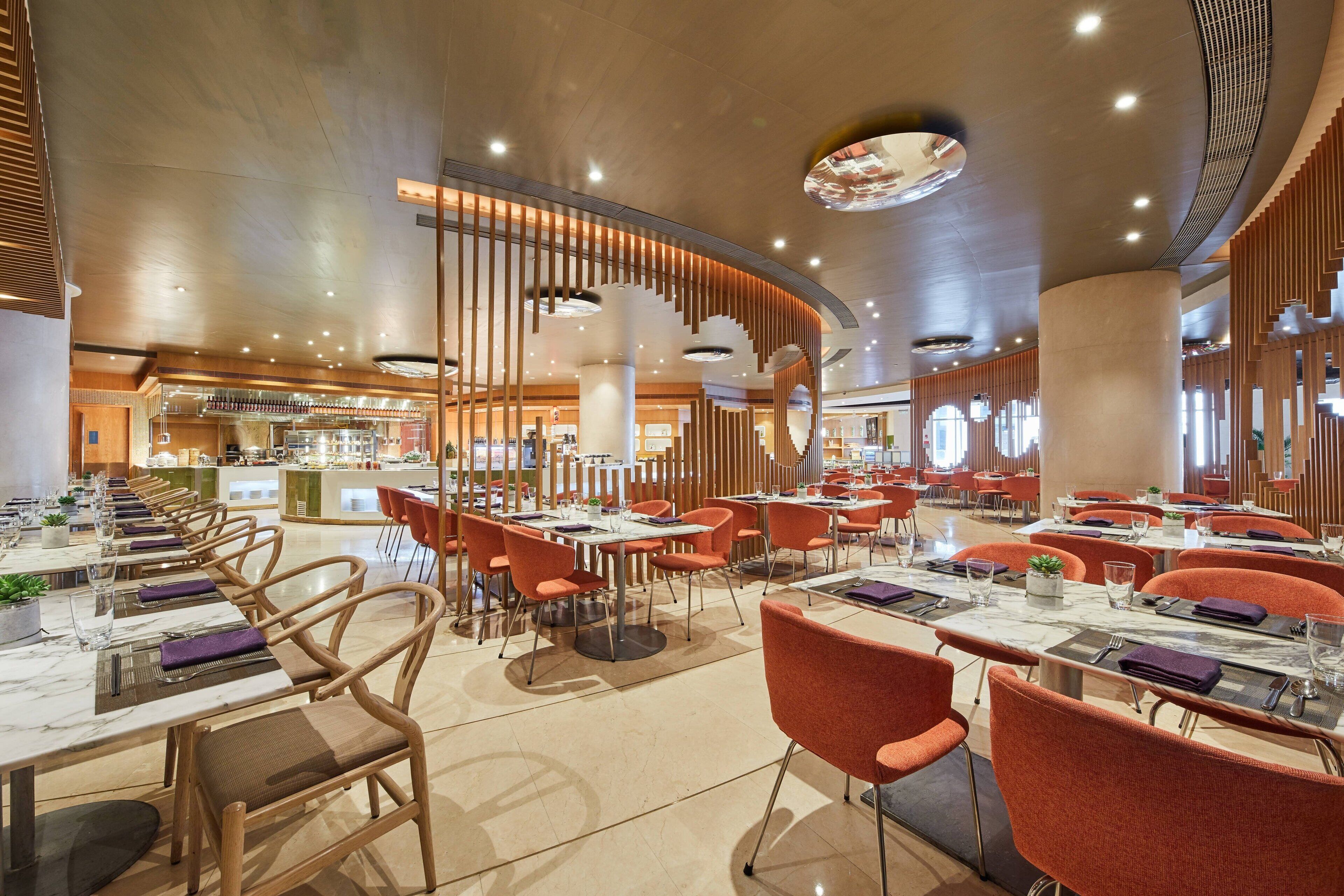 3 restaurants, breakfast, lunch, dinner served; dim sum