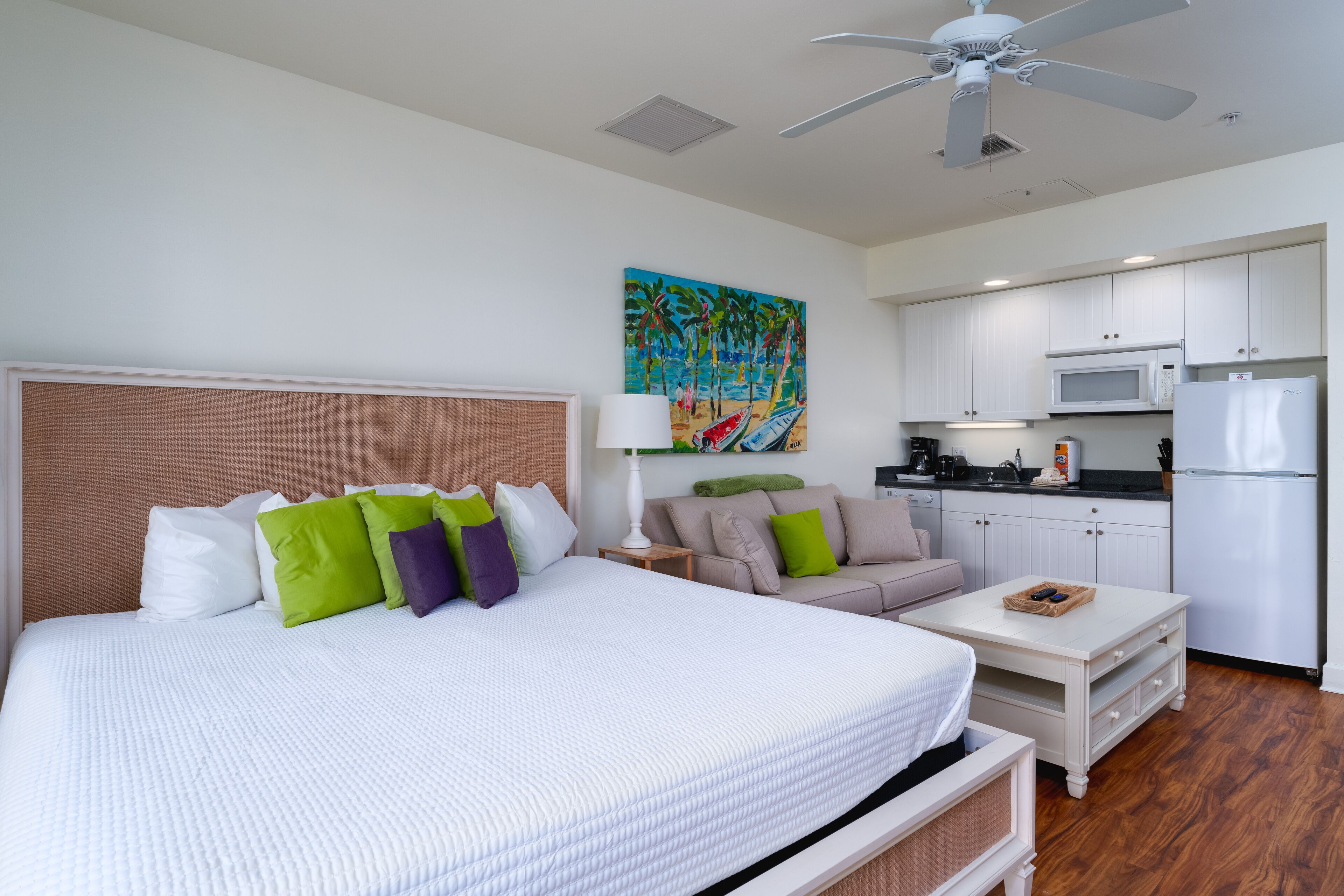 studio suite, 1 king bed with sofa bed, city view (unit 316) | living area | 42-inch smart tv with digital channels, netflix, hulu