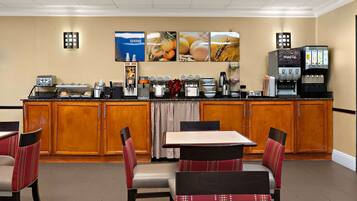 Free buffet breakfast