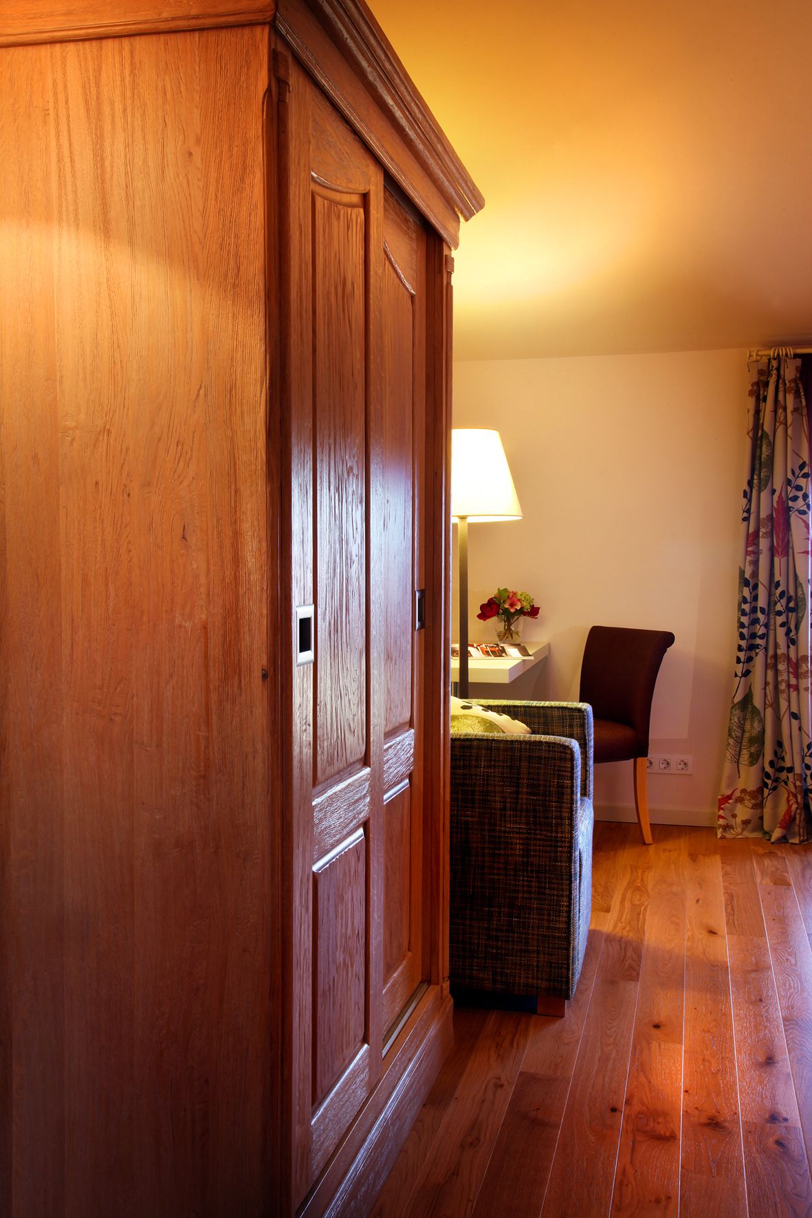 standard double room | living area | 24-inch flat-screen tv with satellite channels