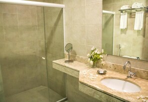 Ducha, toallas