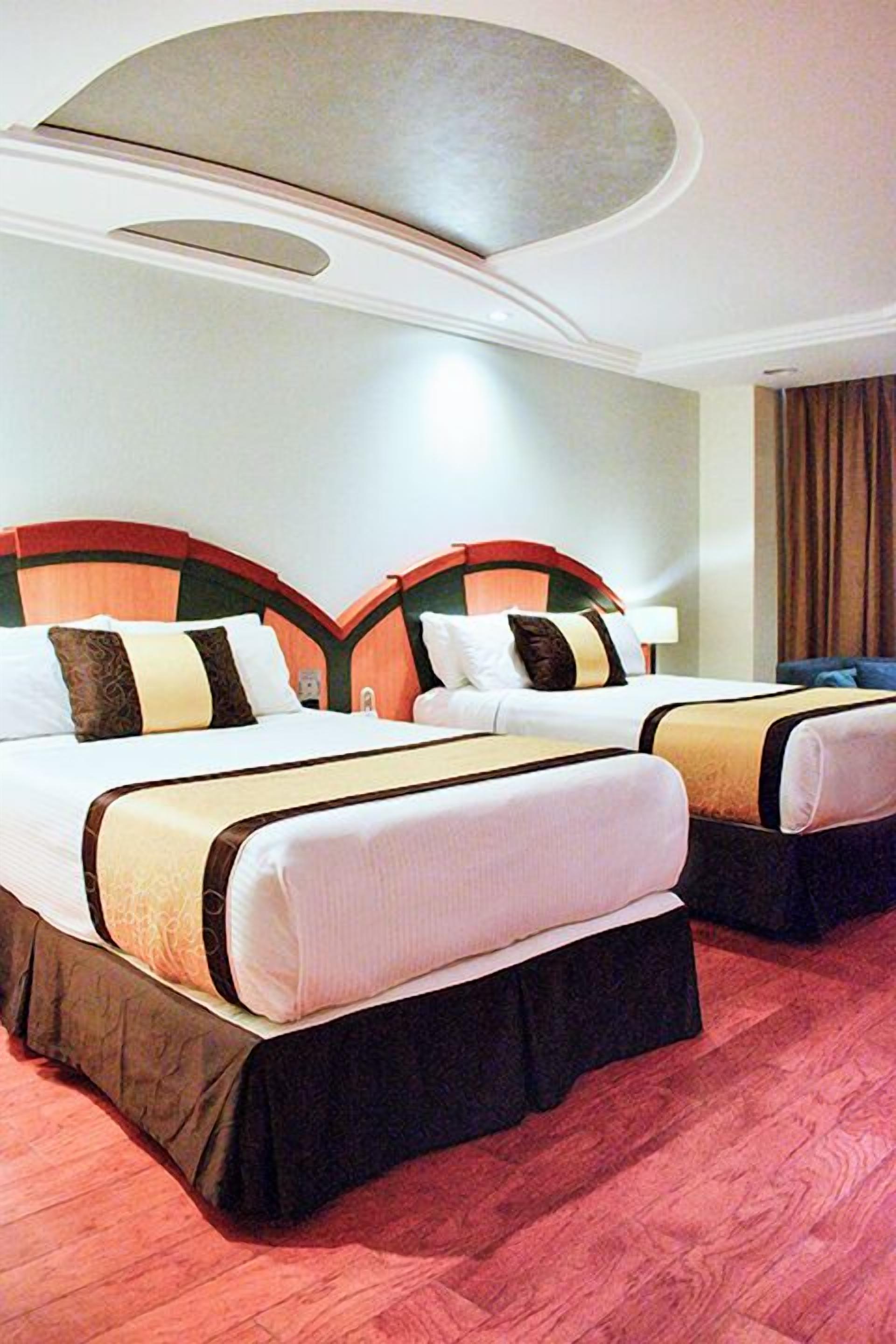 Premium bedding, down duvets, Select Comfort beds, in-room safe