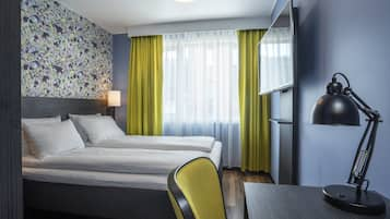 Premium bedding, pillow-top beds, minibar, desk