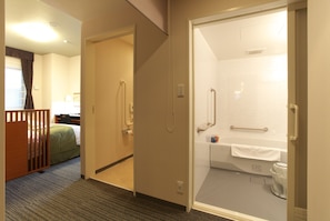 Premium bedding, down comforters, in-room safe, desk
