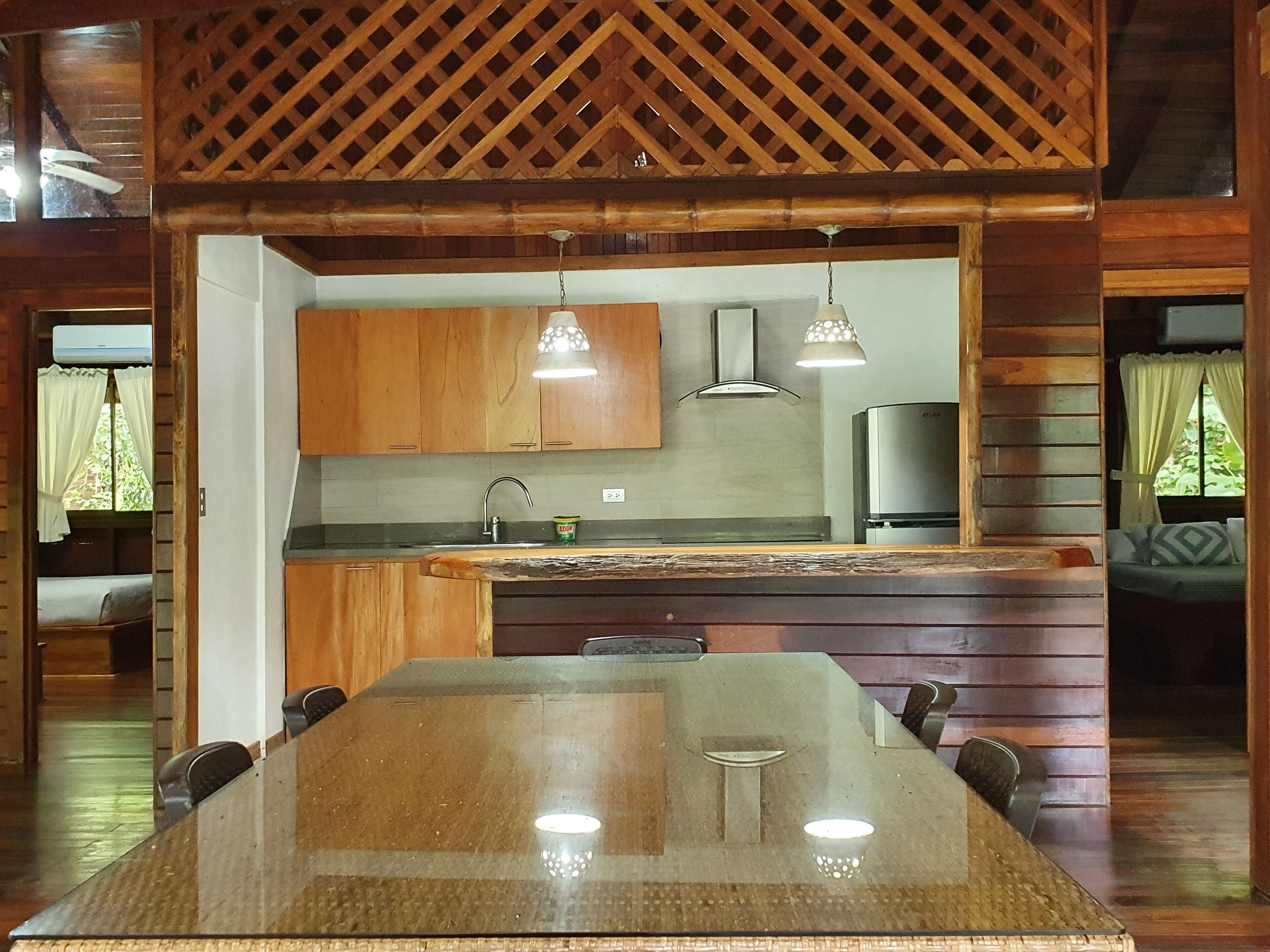 family house, multiple beds, kitchen, garden view | private kitchen