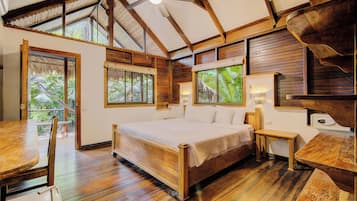 Exclusive Bungalow, Garden View | Egyptian cotton sheets, premium bedding, pillow-top beds, in-room safe