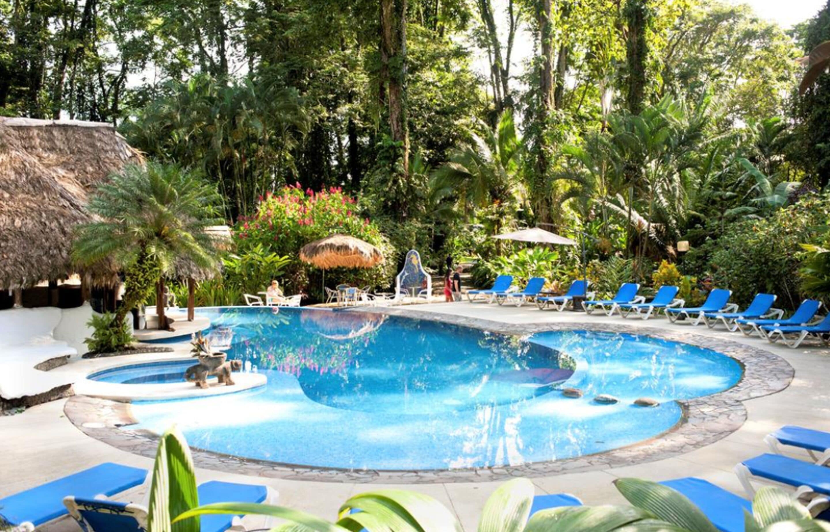 2 piscinas al aire libre, sombrillas, sillones reclinables de piscina