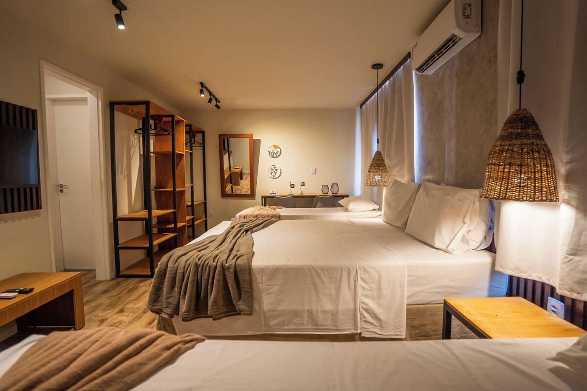 Family Quadruple Room | Minibar, free WiFi, bed sheets