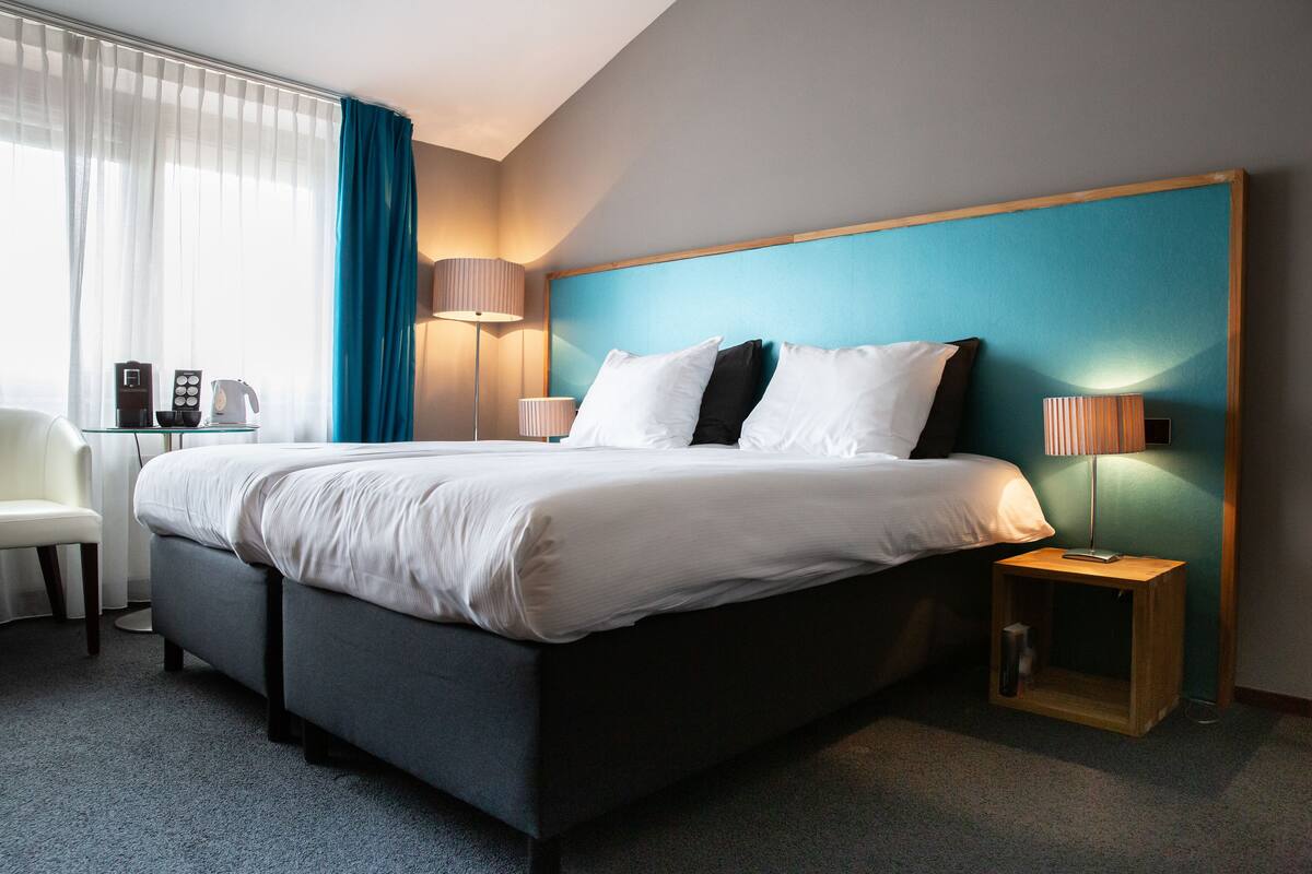 pillow-top beds, in-room safe, desk, laptop workspace