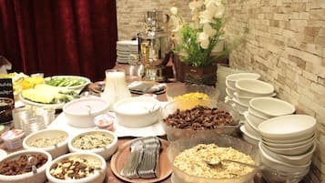 Daily buffet breakfast (EUR 10.50 per person)
