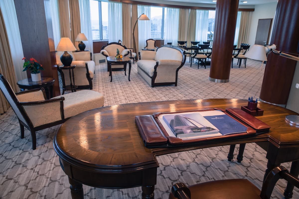 presidential apartment | select comfort beds, minibar, in-room safe, desk