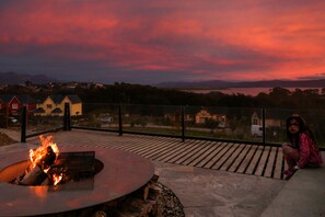 Vue depuis l’hébergement