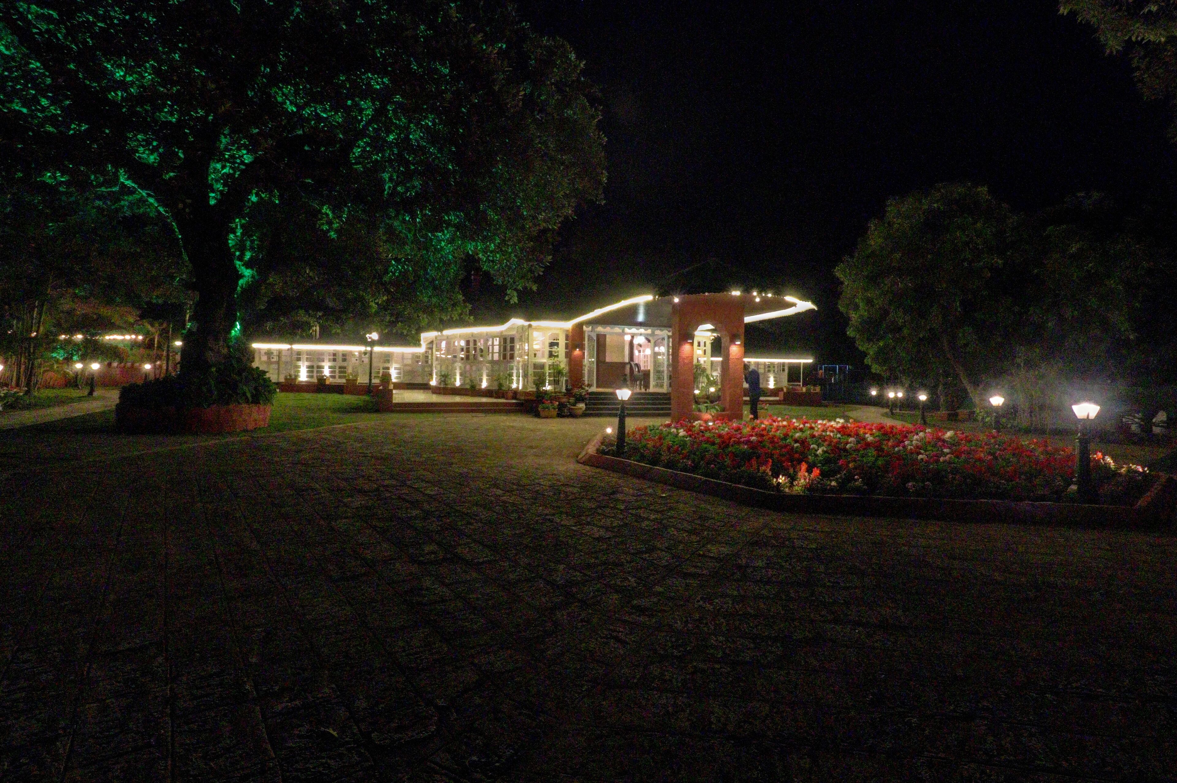 front of property – evening/night