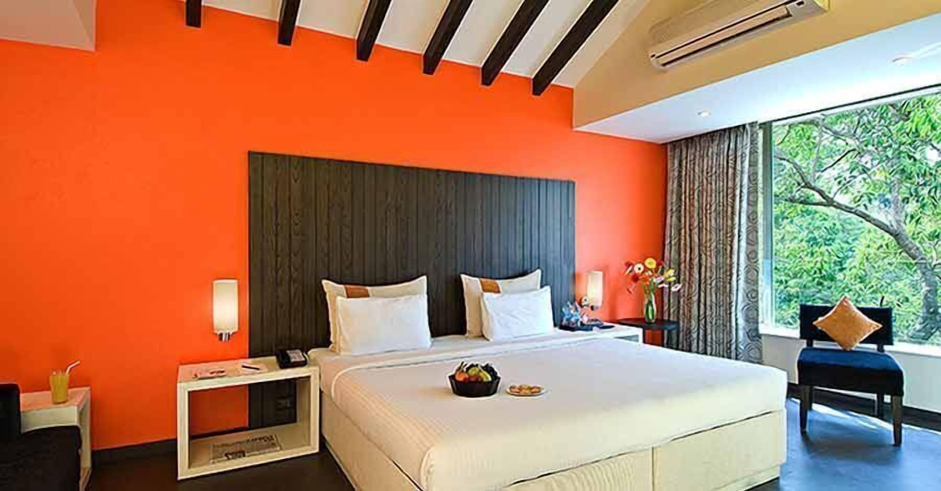 Premium bedding, down comforters, memory foam beds, minibar