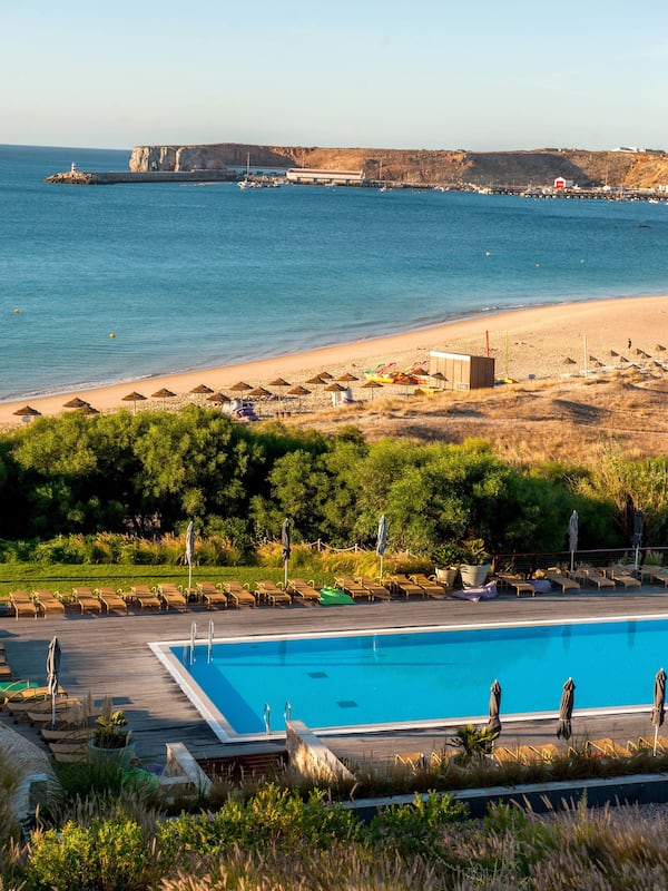 Indoor pool, 3 outdoor pools, open 8 AM to 8 PM, pool umbrellas