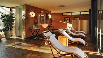 Couples treatment rooms, sauna, Turkish bath, body treatments