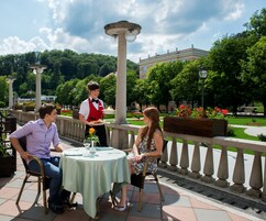 Salón en el lobby, con vista al jardín, abre todos los días