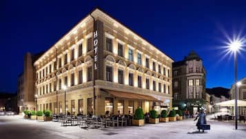 Overnatningsstedets facade