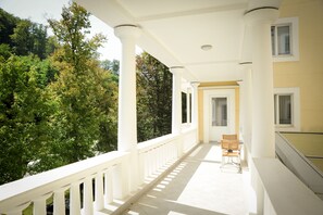 Habitación doble Confort, balcón | Vista del balcón