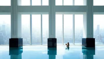 2 indoor pools, open 6:00 AM to 10:00 PM, pool loungers