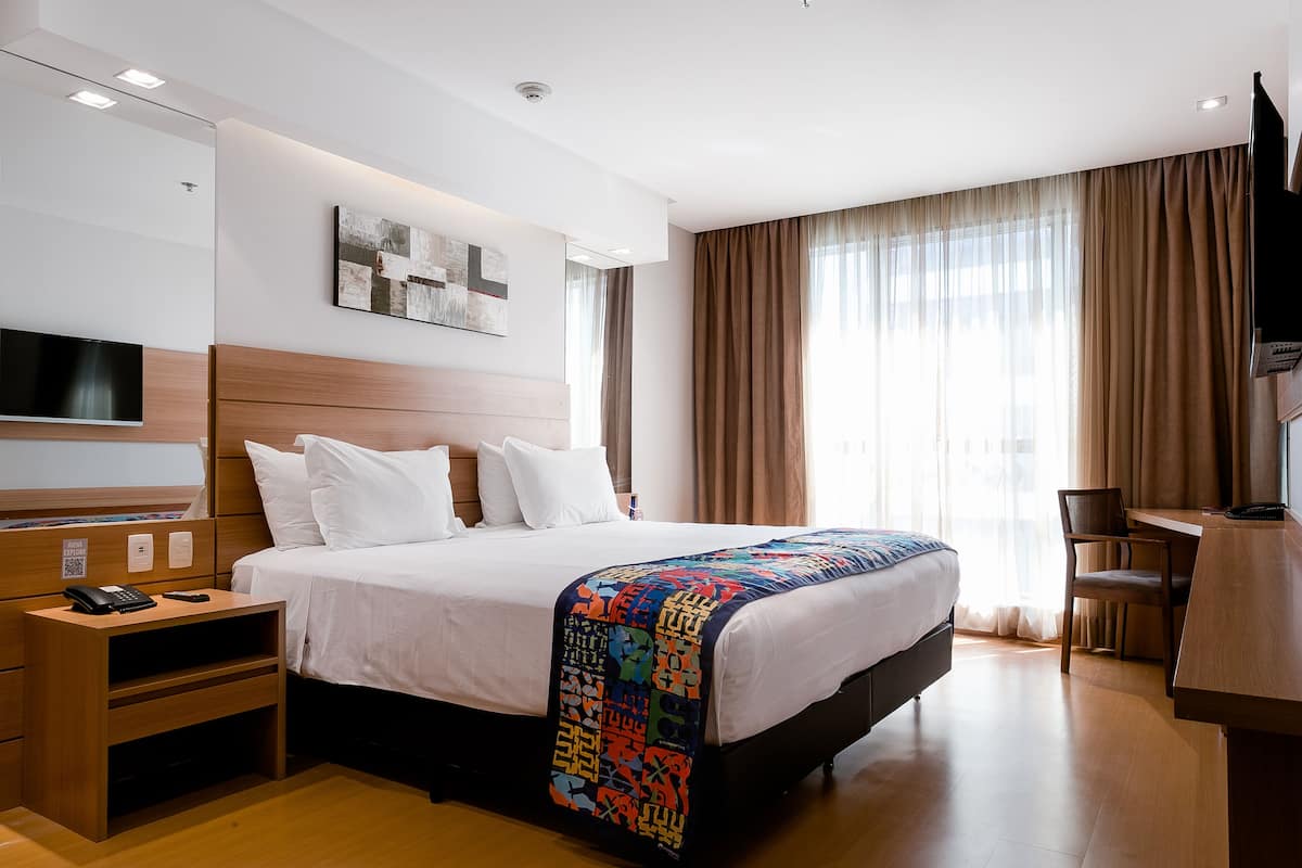 Minibar, in-room safe, desk, laptop workspace