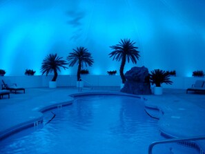 Indoor pool, open 9:00 AM to 9:00 PM, pool loungers - The Village At Pocono (Blakeslee)