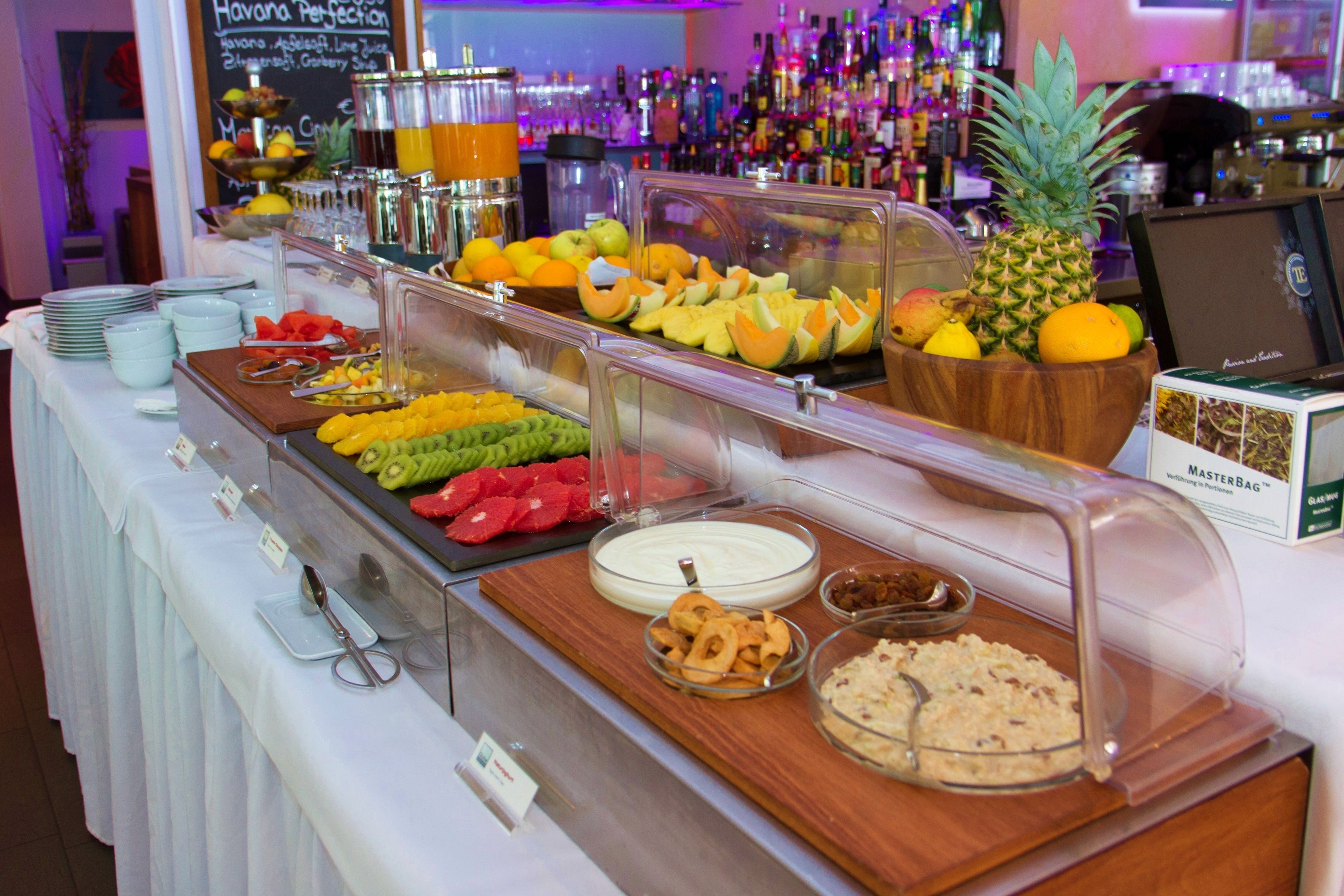 daily buffet breakfast (eur 21.90 per person)