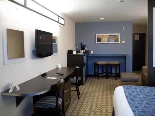 In-room safe, desk, iron/ironing board, free cribs/infant beds