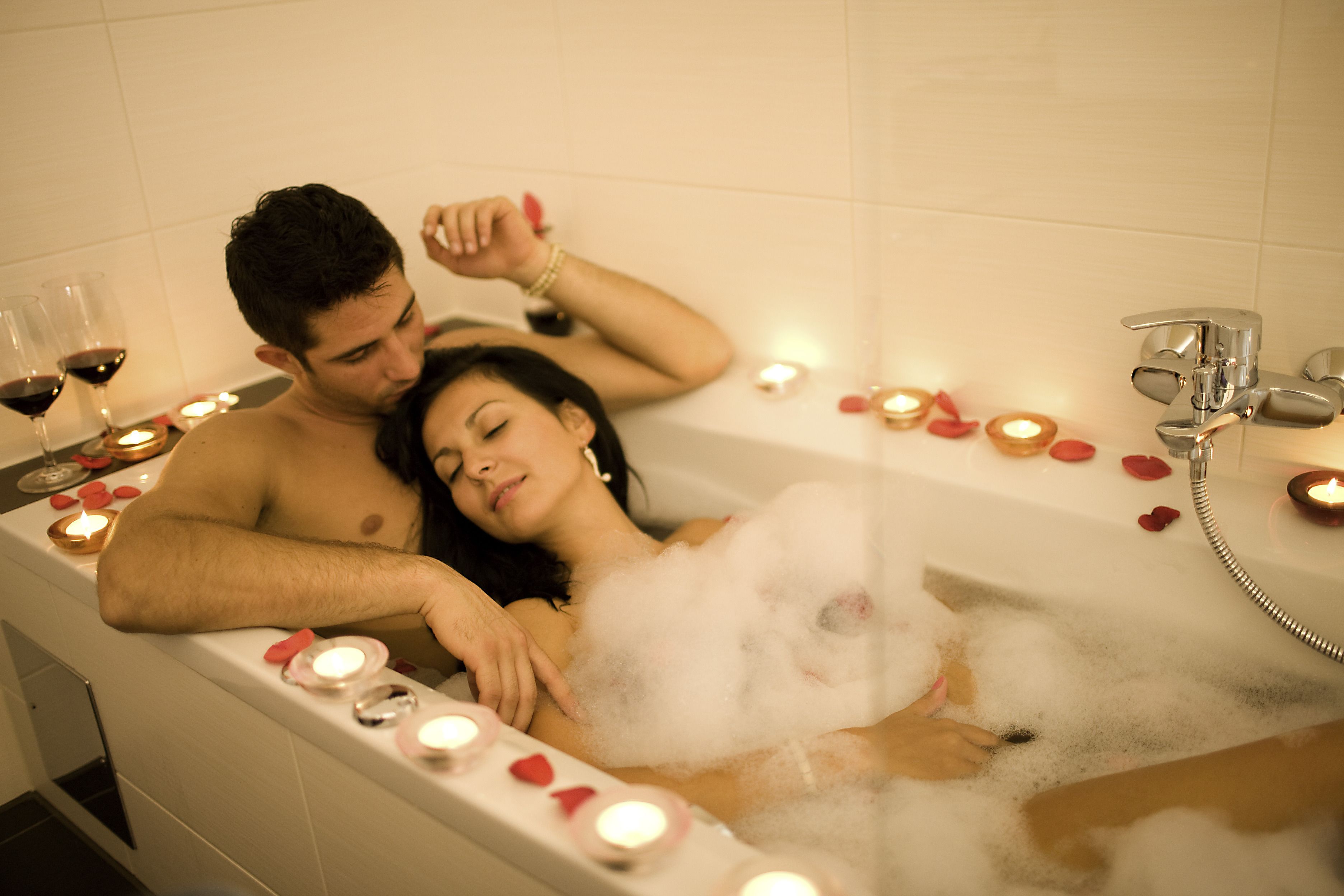 Habitación doble romántica | Tina profunda